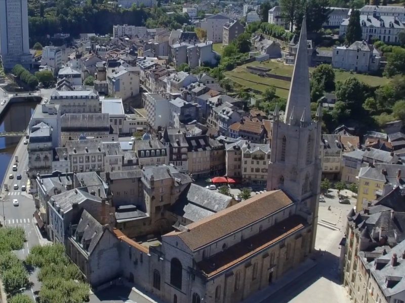 tulle_vue aérienne cathedrale